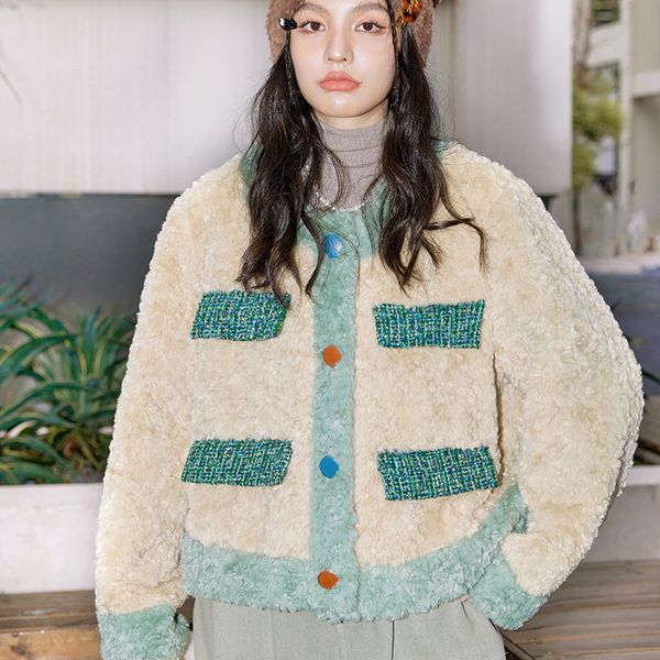 womens jackets autumn winter wool coat women round neck thicken warm jacket woman long sleeve pockets plush female 230818, Black;brown
womens jackets autumn winter wool coat women round neck thicken warm jacket woman long sleeve pockets plush female 230818, Black;brown