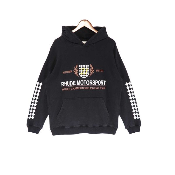 fpxl men's hoodies sweatshirts rhude high street fashion brand motorsport letter printing american popular wash hooded sweater for men, Black
fpxl men's hoodies sweatshirts rhude high street fashion brand motorsport letter printing american popular wash hooded sweater for men, Black