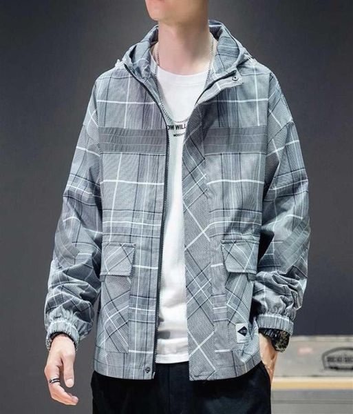fashion plaid jacket autumn hooded windbreaker street bomber zipper jackets outerwear pilot coat striped coats men clothing 5xl2135082209, Black;brown
fashion plaid jacket autumn hooded windbreaker street bomber zipper jackets outerwear pilot coat striped coats men clothing 5xl2135082209, Black;brown