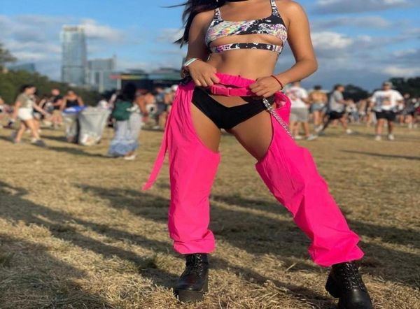 women buckles bottomless pants high waist cargo trousers crothchless color block boggy long rave legging5978242, Black;white
women buckles bottomless pants high waist cargo trousers crothchless color block boggy long rave legging5978242, Black;white