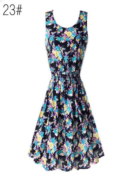 fashion women chiffon beach dress sleeveless summer sundress floral tank dresses 20 colors5515973, Black;gray
fashion women chiffon beach dress sleeveless summer sundress floral tank dresses 20 colors5515973, Black;gray