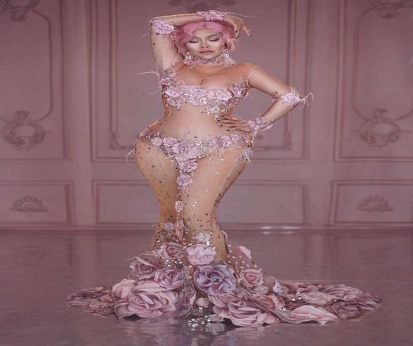 fashion design pink flowers see through long dress 3d pattern mesh stretch birthday party dress women singer performance costume7862469, Black;red
fashion design pink flowers see through long dress 3d pattern mesh stretch birthday party dress women singer performance costume7862469, Black;red