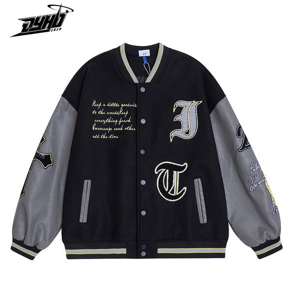 mens jackets oversized varsity jacket men retro cross embroidery college winter fashion loose outwear harajuku streetwear coats 230818, Black;brown
mens jackets oversized varsity jacket men retro cross embroidery college winter fashion loose outwear harajuku streetwear coats 230818, Black;brown
