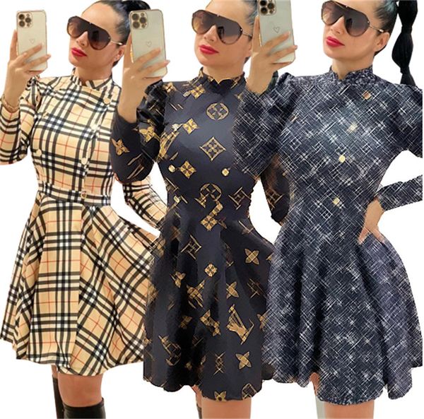 women dress long sleeve mini skirts stand collar plaid party work business shirt dresses clothing vestido de mujer big size s-2xl, Black;gray
women dress long sleeve mini skirts stand collar plaid party work business shirt dresses clothing vestido de mujer big size s-2xl, Black;gray