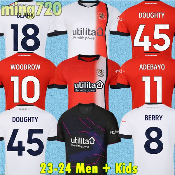 23 24 luton town soccer jerseys 2023 2024 bradley berry lee burke mpanzu campbell football shirts home away third men kids kits, Black;yellow
23 24 luton town soccer jerseys 2023 2024 bradley berry lee burke mpanzu campbell football shirts home away third men kids kits, Black;yellow