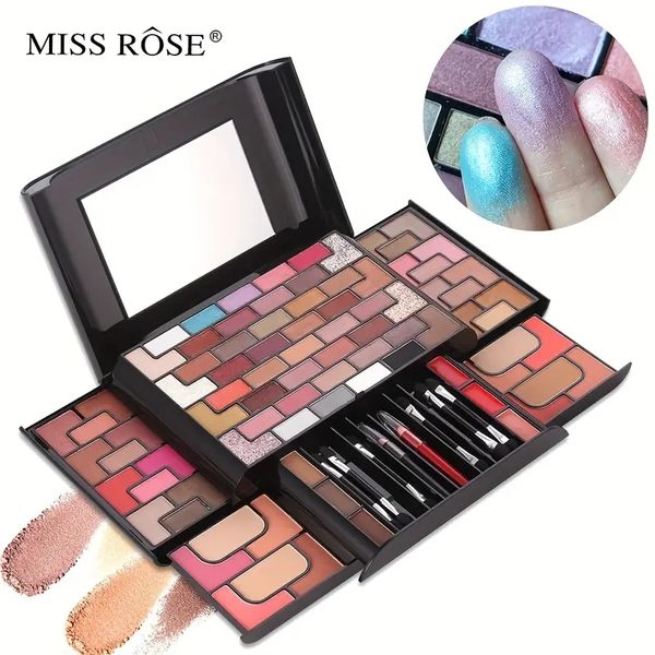 68 colors eyeshadow palette set, 8 colors blush, 4 colors pressed powder, 3 colors eyebrow powder, lipstick makeup cosmetics set
68 colors eyeshadow palette set, 8 colors blush, 4 colors pressed powder, 3 colors eyebrow powder, lipstick makeup cosmetics set