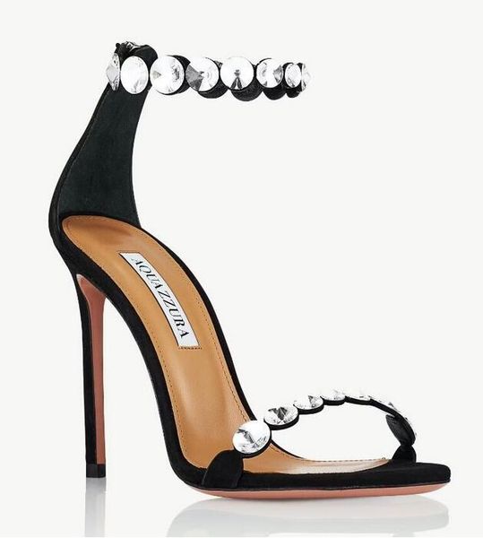 famous brand aquazzuras women maxi-tequila sandals shoes crytal studs stiletto heels floaty pumps dress party bridal lady sandalias eu35-43,, Black
famous brand aquazzuras women maxi-tequila sandals shoes crytal studs stiletto heels floaty pumps dress party bridal lady sandalias eu35-43,, Black