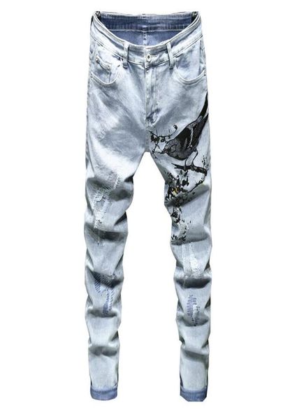 men distressed ripped skinny jeans fashion mens jeans slim motorcycle moto biker causal mens denim pants hip hop men jeans7010638, Blue
men distressed ripped skinny jeans fashion mens jeans slim motorcycle moto biker causal mens denim pants hip hop men jeans7010638, Blue