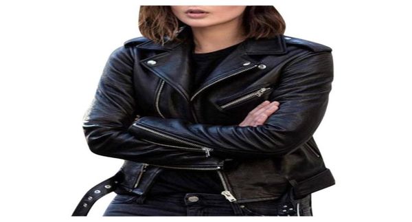 women autumn coat jacket outwear slim pu leather jacket short coats for women fall 2021 womens clothing4988497, Black;brown
women autumn coat jacket outwear slim pu leather jacket short coats for women fall 2021 womens clothing4988497, Black;brown