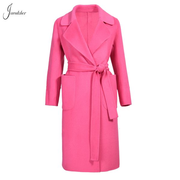 womens wool blends jxwatcher women cashmere coat high end elegance double faced long trench with belt pocket full sleevs soild color 230818, Black
womens wool blends jxwatcher women cashmere coat high end elegance double faced long trench with belt pocket full sleevs soild color 230818, Black