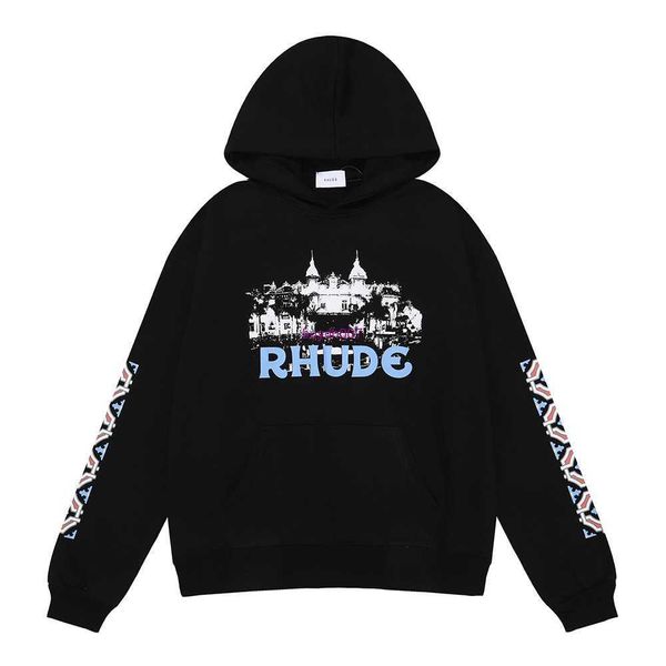 2ugl men's hoodies sweatshirts niche fashion rhude high-definition castle printed hip-hop men and women's casual loose loop hooded, Black
2ugl men's hoodies sweatshirts niche fashion rhude high-definition castle printed hip-hop men and women's casual loose loop hooded, Black