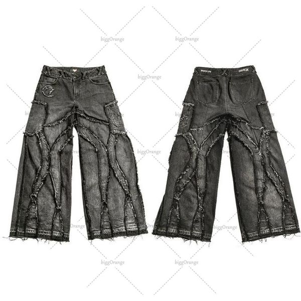 men's jeans y2k old washed men's hip hop oversized jeans fashion casual punk rock loose straight wide leg pants streetwear 230815, Blue
men's jeans y2k old washed men's hip hop oversized jeans fashion casual punk rock loose straight wide leg pants streetwear 230815, Blue