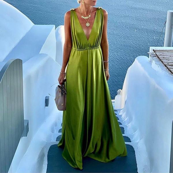 swimwear sleeveless sling printed fashion long dress summer elegant sleeveless boho maxi dress retro floral women party beach dress, White;black
swimwear sleeveless sling printed fashion long dress summer elegant sleeveless boho maxi dress retro floral women party beach dress, White;black