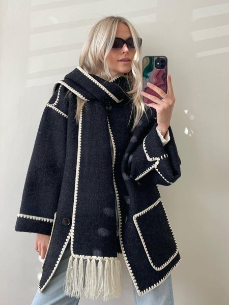 womens jackets totem tassel scarf collar woolen winter warm ladies coatjackets crochet loose women trench 230818, Black;brown
womens jackets totem tassel scarf collar woolen winter warm ladies coatjackets crochet loose women trench 230818, Black;brown