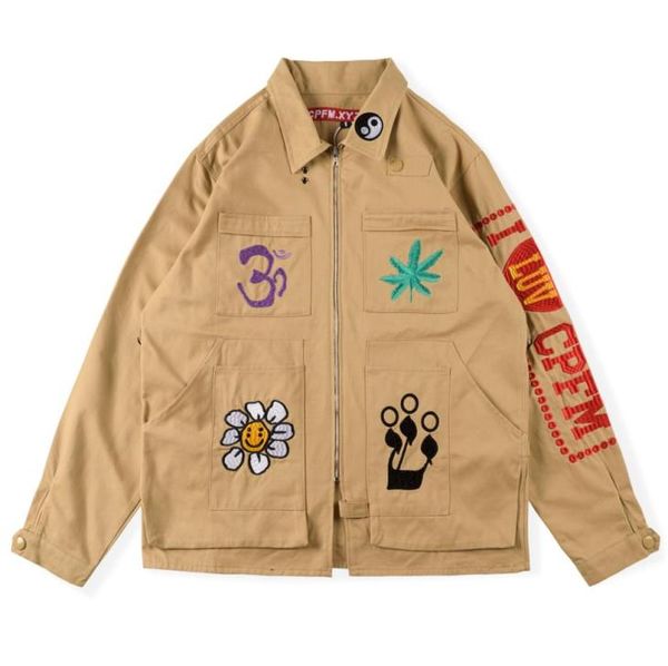 men khaki jackets high 1 qaulity embroidery hip hop coats men039s zipper jacket fashion casual outwear 2162261, Black;brown
men khaki jackets high 1 qaulity embroidery hip hop coats men039s zipper jacket fashion casual outwear 2162261, Black;brown