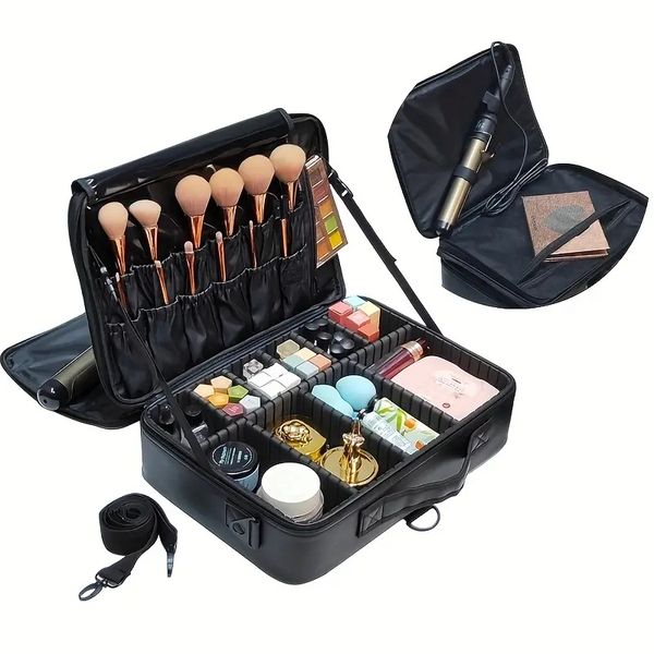 travel makeup train case professional cosmetic bag organizer pu leather portable artist storage make up compartments tool box with adjustabl
travel makeup train case professional cosmetic bag organizer pu leather portable artist storage make up compartments tool box with adjustabl