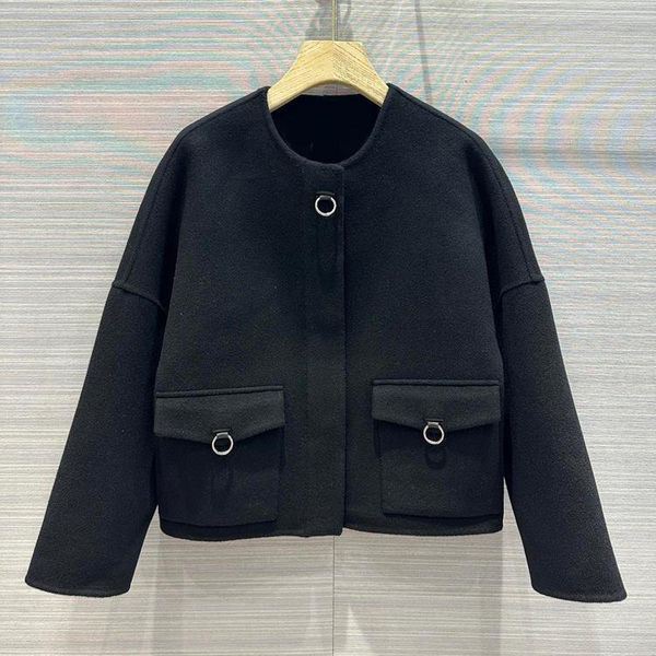 womens jackets black wool cashmerel jacket loose long sleeve female woolen coat winter autumn clothing woman overcoat casaco feminino 23081, Black;brown
womens jackets black wool cashmerel jacket loose long sleeve female woolen coat winter autumn clothing woman overcoat casaco feminino 23081, Black;brown