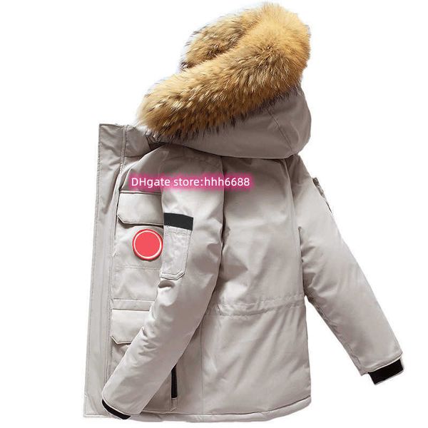 akfc men's down jacket canadian fashion tooling parker coat winter new thick goose feather warm hooded couple coat, Black
akfc men's down jacket canadian fashion tooling parker coat winter new thick goose feather warm hooded couple coat, Black