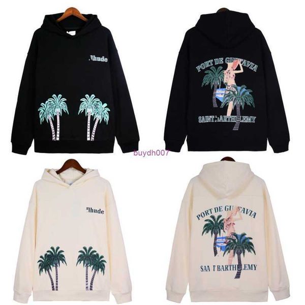 wp56 men's hoodies sweatshirts high edition rhude spring/summer new coconut tree print hooded sweater high street casual fashion brand, Black
wp56 men's hoodies sweatshirts high edition rhude spring/summer new coconut tree print hooded sweater high street casual fashion brand, Black