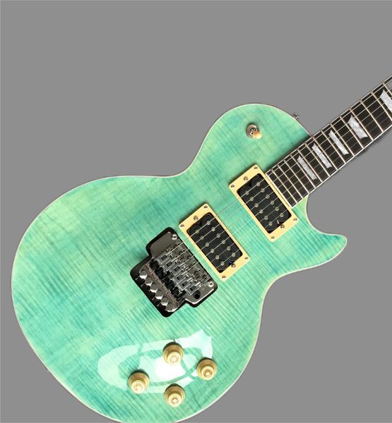 custom electric guitar vibrato, choice of colors, flame maple for instruments
custom electric guitar vibrato, choice of colors, flame maple for instruments