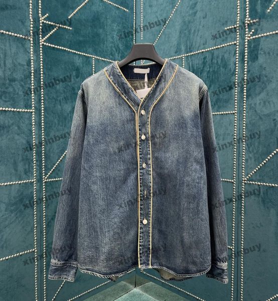 xinxinbuy men designer coat jacket patch label pocket nylon zipper long sleeve women gray black green khaki s-xl, Black;brown
xinxinbuy men designer coat jacket patch label pocket nylon zipper long sleeve women gray black green khaki s-xl, Black;brown