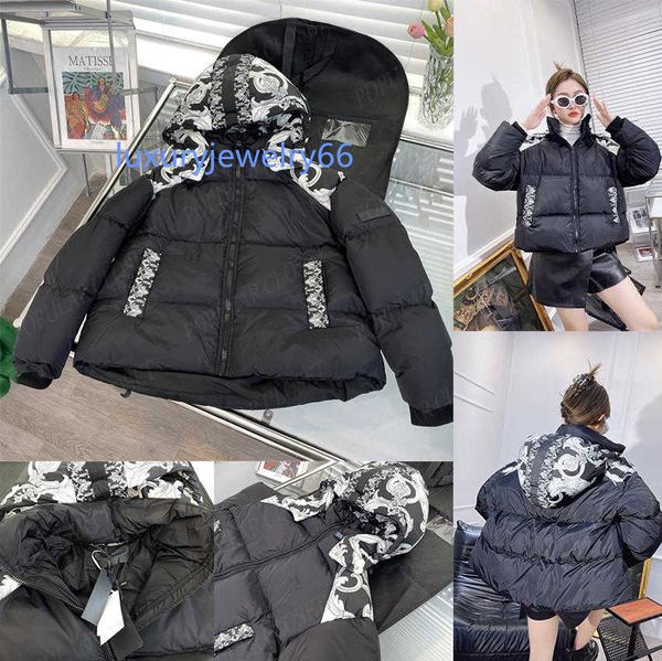 luxurys ver down jackets for women classic flower pattern black winter down coats thick hoodie outwear newfangle clothes sml
luxurys ver down jackets for women classic flower pattern black winter down coats thick hoodie outwear newfangle clothes sml