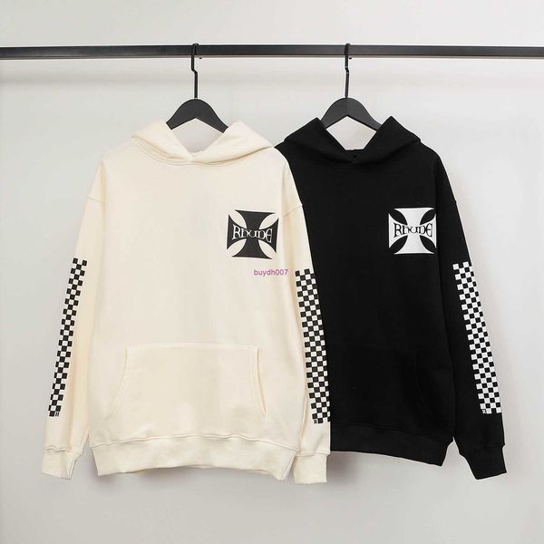 rnls men's hoodies sweatshirts american high street fashion brand high version rhude checkerboard printed men's and women's, Black
rnls men's hoodies sweatshirts american high street fashion brand high version rhude checkerboard printed men's and women's, Black