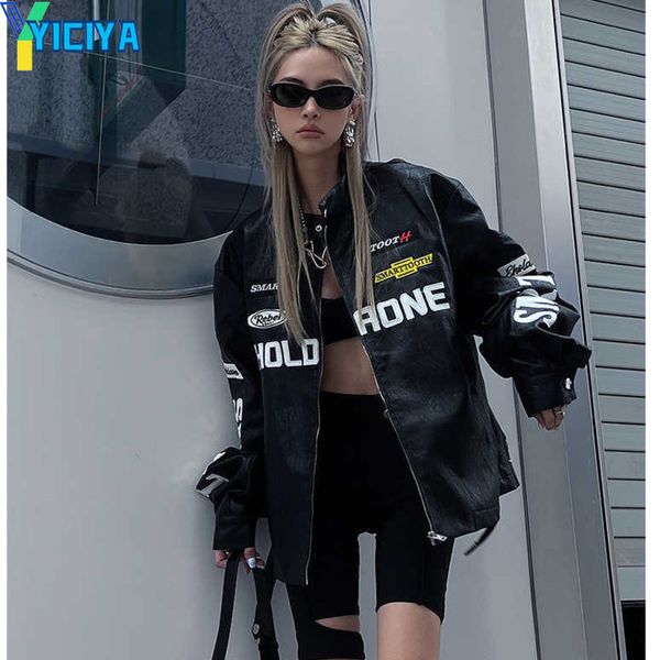 womens jackets yiciya jackets winter women coats leather parkas bomber varsity race jacket baseball vintage y2k bombers coat met 230818, Black;brown
womens jackets yiciya jackets winter women coats leather parkas bomber varsity race jacket baseball vintage y2k bombers coat met 230818, Black;brown