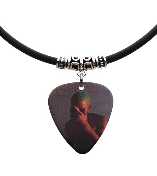 european and american hip-hop band guitar pick pendant necklace for men and women leather rope high-end charm jewelry, Black
european and american hip-hop band guitar pick pendant necklace for men and women leather rope high-end charm jewelry, Black