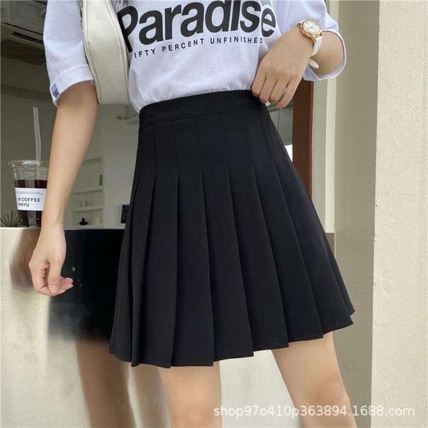 coffee color pleated skirt for women autumn and winter style high waist a word slimming age reducing navy blue, Black
coffee color pleated skirt for women autumn and winter style high waist a word slimming age reducing navy blue, Black