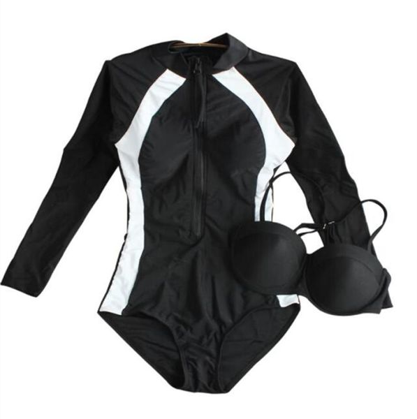 women039s swimwear women long sleeve one piece push up female swimsuit sport slim underwire bathing suit swimming beach we3366689, White;black
women039s swimwear women long sleeve one piece push up female swimsuit sport slim underwire bathing suit swimming beach we3366689, White;black