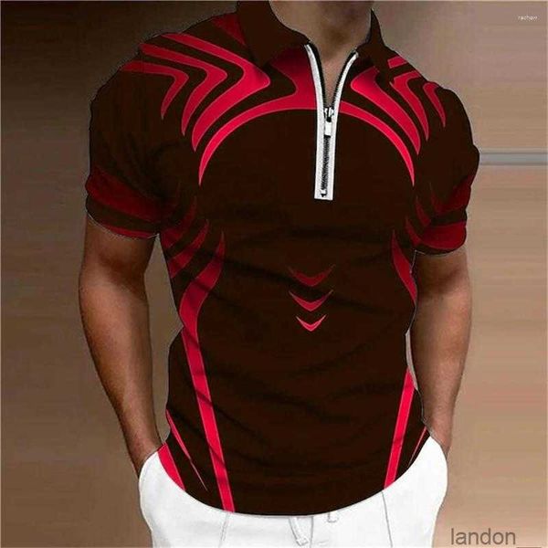 men's polos polo shirt outdoor racing suit fashion trend street short sleeves zipper clothing leisure breathable lapel loose tees, White;black
men's polos polo shirt outdoor racing suit fashion trend street short sleeves zipper clothing leisure breathable lapel loose tees, White;black