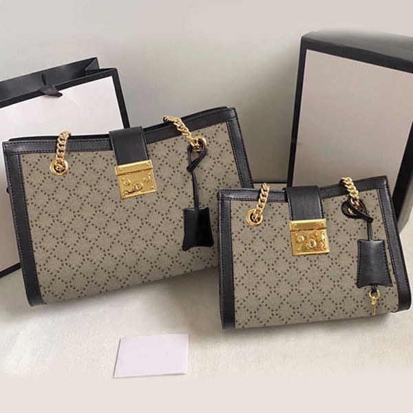 chain women's bag tote handbag crossbody bags women shoulder handbags luxury padlock buckle inner double pocket classic letter prints g
chain women's bag tote handbag crossbody bags women shoulder handbags luxury padlock buckle inner double pocket classic letter prints g