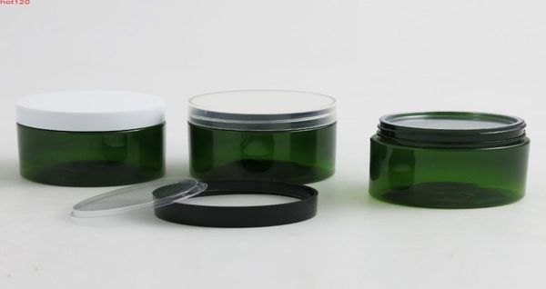 60g empty travel green pet cream bottle jars 2oz refillable cosmetic packaging with plastic lids white black cap 50pcsgood2423968
60g empty travel green pet cream bottle jars 2oz refillable cosmetic packaging with plastic lids white black cap 50pcsgood2423968