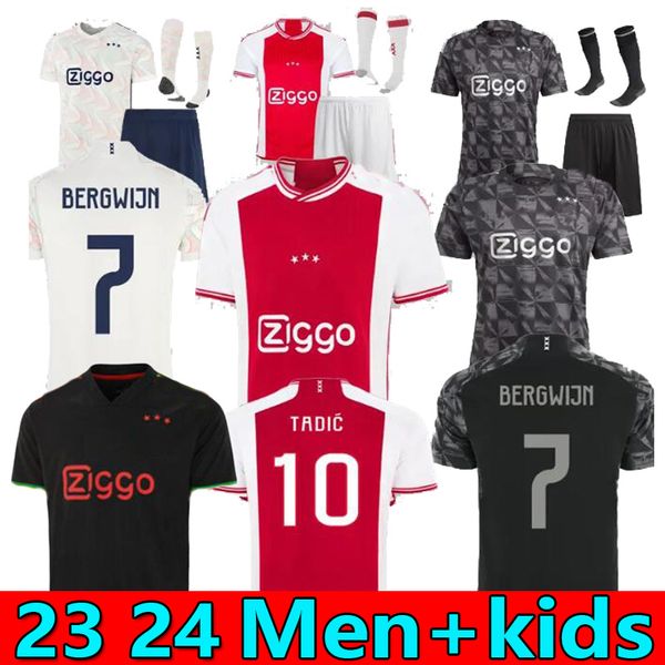 23 24 soccer jerseys tadic brobbey berghuis black marley kit klaassen bergwijn cruyff 2023 2024 home away football shirt men kids kit unifor, Black;yellow
23 24 soccer jerseys tadic brobbey berghuis black marley kit klaassen bergwijn cruyff 2023 2024 home away football shirt men kids kit unifor, Black;yellow