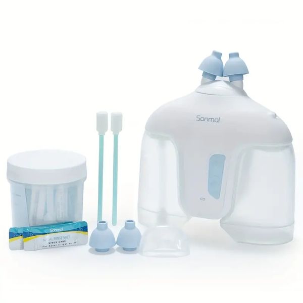 electric nasal irrigation system nose wash deep cleaning sinus rinse relieve congestion runny nose itching
electric nasal irrigation system nose wash deep cleaning sinus rinse relieve congestion runny nose itching