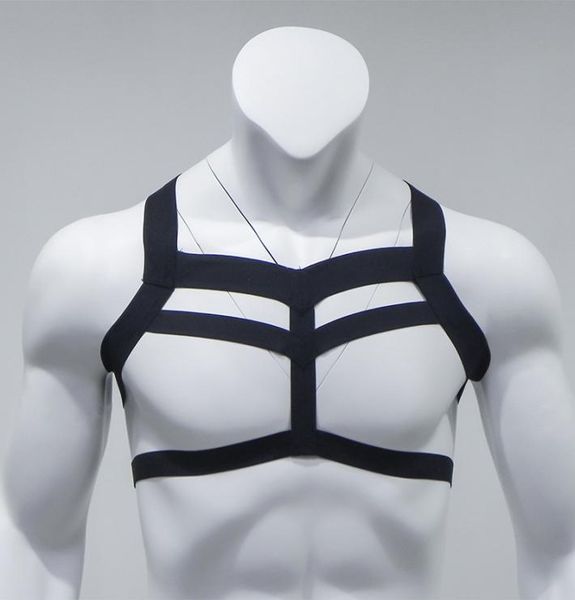 men039s costumes lingerie elastic nylon strap halter body chest shoulder harness bondage nightclub hollow out one size6472982, Black
men039s costumes lingerie elastic nylon strap halter body chest shoulder harness bondage nightclub hollow out one size6472982, Black