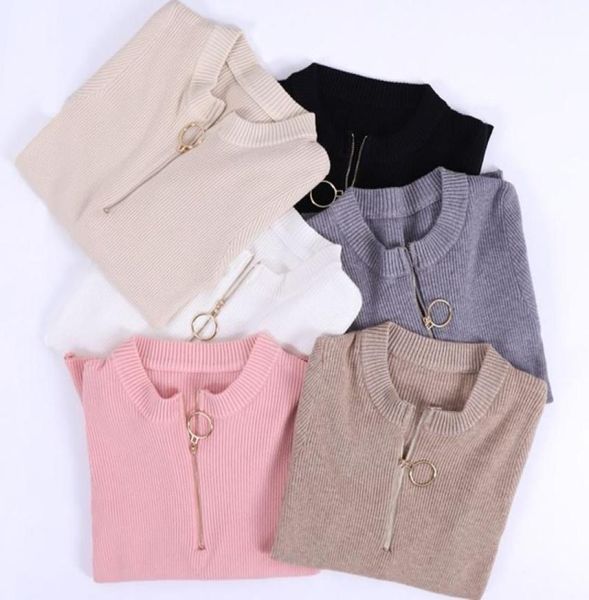 zipper sweater women oneck white jumper full sleeve solid elastic soft female pullovers fashion knitted ladies sweaters8243183, White;black
zipper sweater women oneck white jumper full sleeve solid elastic soft female pullovers fashion knitted ladies sweaters8243183, White;black