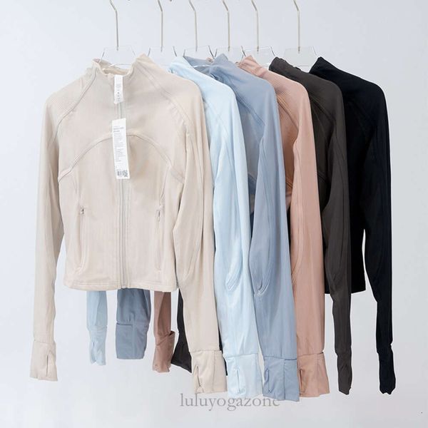women ribbed cropped jacket women's yoga coats lulu tight fit thin jacket breathable elastic solid color cardigan sportswear summer coa
women ribbed cropped jacket women's yoga coats lulu tight fit thin jacket breathable elastic solid color cardigan sportswear summer coa