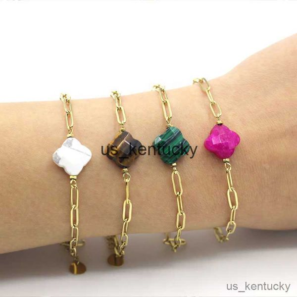 charm bracelets 2023 news luxury flower charm bracelet for women gift gold color stainless steel bracelet jewelry r230821, Golden;silver
charm bracelets 2023 news luxury flower charm bracelet for women gift gold color stainless steel bracelet jewelry r230821, Golden;silver