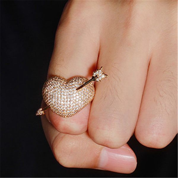 hiphop couples love arrow heart ring designer for man woman gold copper diamond aaa cubic zirconia silver womens mens rings south american p, Golden;silver
hiphop couples love arrow heart ring designer for man woman gold copper diamond aaa cubic zirconia silver womens mens rings south american p, Golden;silver