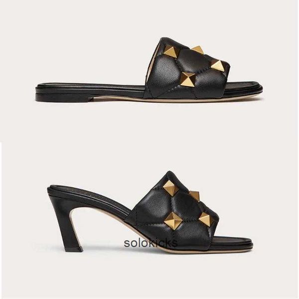 rhombus valentinolies roman stud pattern slide women shoes sandal lea quilted rivet slides jex 65mm high heels flat slippers, Black
rhombus valentinolies roman stud pattern slide women shoes sandal lea quilted rivet slides jex 65mm high heels flat slippers, Black