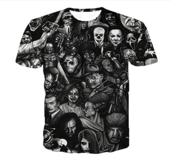 summer style fashion menswomens freddy jason murderers horror movies funny 3d print casual tshirt xdx038025753, White;black
summer style fashion menswomens freddy jason murderers horror movies funny 3d print casual tshirt xdx038025753, White;black