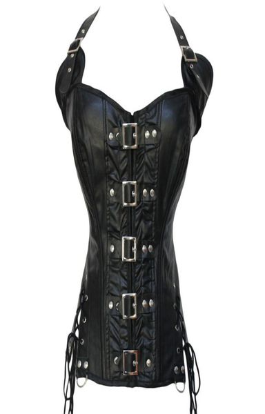 women steampunk leather corsets lingerie clubwear gothic buckles halterneck pu leather black bustier corsets with buckles and7337346, Black;white
women steampunk leather corsets lingerie clubwear gothic buckles halterneck pu leather black bustier corsets with buckles and7337346, Black;white