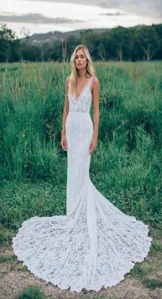 backless mermaid wedding dresses deep plunning neck full lace sweep train 2016 designed elegant bridal gowns custom made9484884, White
backless mermaid wedding dresses deep plunning neck full lace sweep train 2016 designed elegant bridal gowns custom made9484884, White