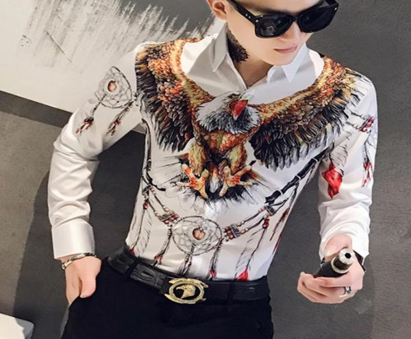 designer 3d eagle print men shirt dress long sleeve casual slim fit mens social shirts night club bar streetwear clothes camisa mx6260368, White;black
designer 3d eagle print men shirt dress long sleeve casual slim fit mens social shirts night club bar streetwear clothes camisa mx6260368, White;black