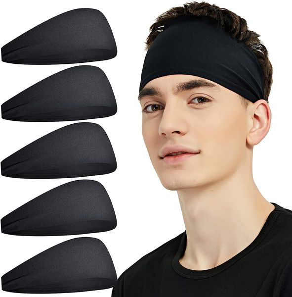 elastic headband sports hair hoop bands fabric head band for men & women yt-0009, Black;brown 
elastic headband sports hair hoop bands fabric head band for men & women yt-0009, Black;brown