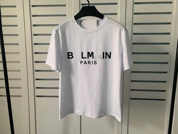 balman designer tide t shirts short sleeve gilded letter shirt cotton loose pullover t-shirt, White
balman designer tide t shirts short sleeve gilded letter shirt cotton loose pullover t-shirt, White
