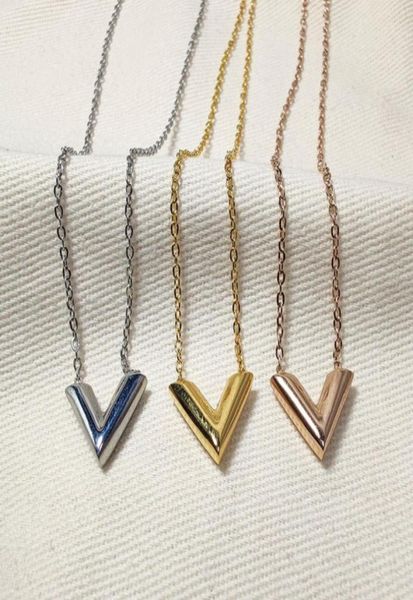 stainless steel gold necklace v letter pendant necklaces women classic designer necklaces love jewelry 3 colors9392558, Silver
stainless steel gold necklace v letter pendant necklaces women classic designer necklaces love jewelry 3 colors9392558, Silver