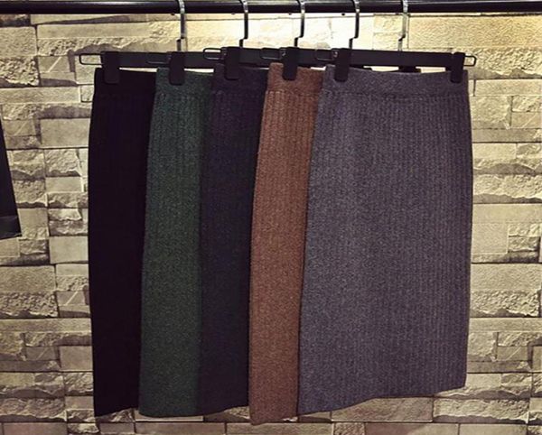 skirts winter women warm 2021 knitted pencil falda tubo faldas coreanas negra green brown vintage midi skirt jupe crayon3425339, Black
skirts winter women warm 2021 knitted pencil falda tubo faldas coreanas negra green brown vintage midi skirt jupe crayon3425339, Black